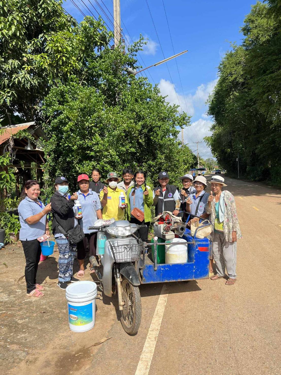 โครงการรณรงค์ป้องกันโรคไข้เลือดออก หมู่ที่ 2 บ้านนา